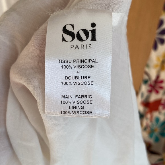 Soi Paris Jaipur Print Dress Sz 36 US 4 - Picture 6 of 7